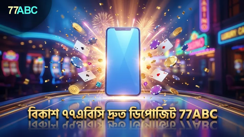 বিকাশ দিয়ে ৫ মিনিটের মধ্যে 77ABC ডিপোজিট নিশ্চিত
