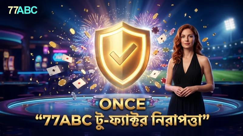 টু-ফ্যাক্টর অথেন্টিকেশন দিয়ে 77ABC লগইন নিরাপত্তা বাড়ান।