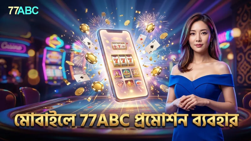 মোবাইল থেকে 77ABC প্রমোশন দ্রুত ব্যবহার করুন