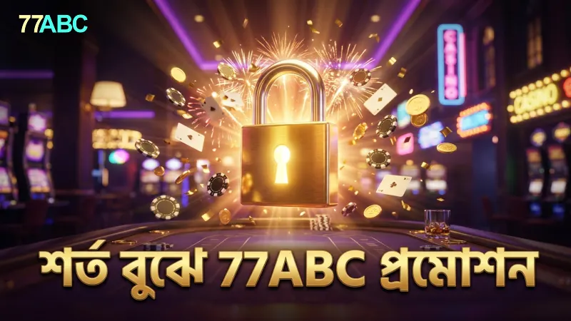 বোনাস শর্তাবলী বুঝে 77ABC প্রমোশন নিন সতর্কভাবে