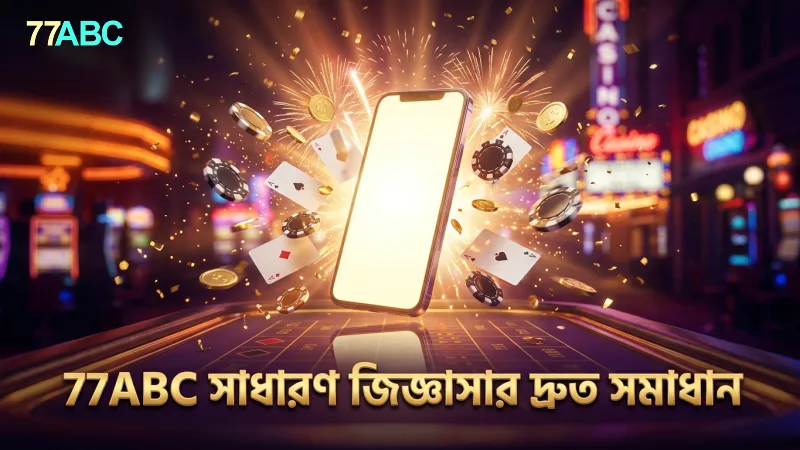 77ABC সাধারণ জিজ্ঞাসার দ্রুত উত্তর দেয়ার জন্য প্রস্তুত।