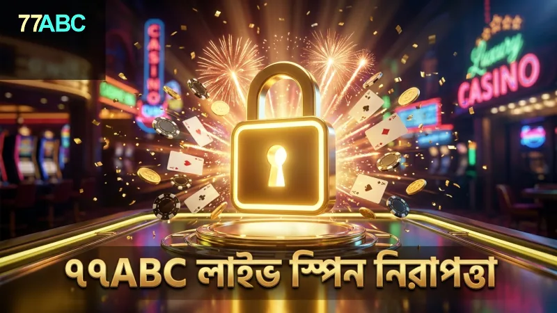 লাইভ স্পিন প্রমাণের মাধ্যমে ৭৭ABC এর নিরাপত্তা নিশ্চিত করা হয়েছে।