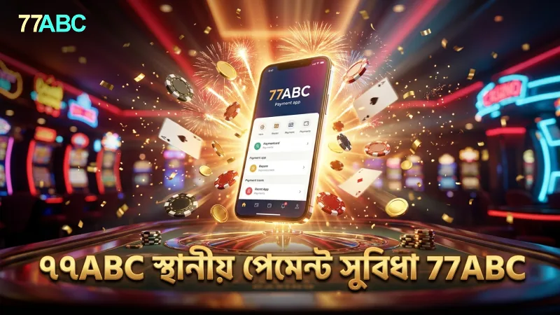 ৭৭ABC প্ল্যাটফর্মে স্থানীয় পেমেন্ট ব্যবস্থার মাধ্যমে দ্রুত বোনাস ক্লেইম করুন
