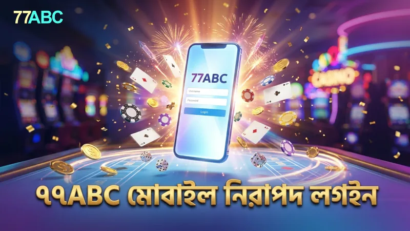 মোবাইল থেকে নিরাপদ লগইন করে ৭৭ABC তে নিরাপদে খেলুন