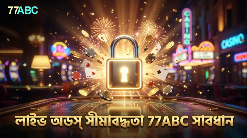 লাইভ অডসের সীমাবদ্ধতা বুঝে বাজি ধরুন 77ABC-তে সাবধানে