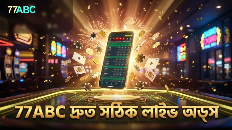 ৭৭ABC প্ল্যাটফর্মে দ্রুত ও সঠিক লাইভ অডস ট্র্যাকিং করুন