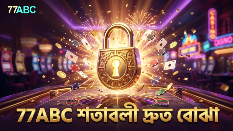 77ABC প্ল্যাটফর্মে শর্তাবলী দ্রুত ও সহজে বুঝতে সাহায্য করে